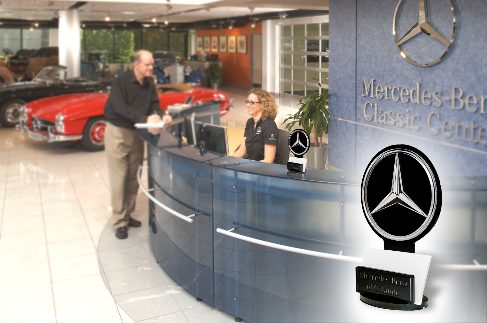 Mercedes Business Card Holder